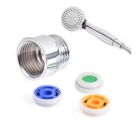 Water Flow Limiter, Water Flow Saver Adapter Set, Insert the Water Saving Adapter for the Shower