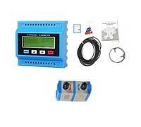 Water Flow Meter, Clamp Sensor Liquid Digital Ultrasonic Flowmeter TUF-2000M Wall Mounted Module Water Flow Meter Transducer TS-2/TM-1-HT(Host Plus TM-1)