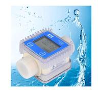 Water Flow Meter, Digital K24 for Turbine Digital Die-sel Fuel Flow Meter for Measuring Tools Chemicals Water Sea Liquid Flow Meter G5AB