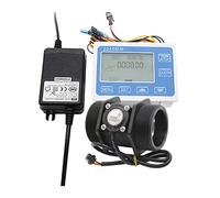 Water Flow Meter, DN50 Digital Display Flow Quantitative Controller 2" Water Flow Sensor Solenoid Valve Use to Control and Display Liquid Flow