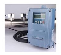Water Flow Meter, Flowmeter with Digital LCD Display TDS-100F Separate Fixed Ultrasonic Flow Meter Flowmeter M2 (DN50-700mm)(TDS-100F with L2)