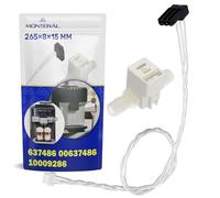 Water Flow Meter for Automatic Coffee Machines with The Original Code 637486 00637486 10009286 for Bosch for Balay for Siemens for Constructa for Neff - Warranty 10 Years - MONTERAL