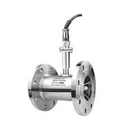 Water Flow Meter Sensor Turbine Flowmeter Flange Connection Pulse Signal 2 Inch 3'(DN25)