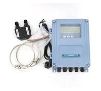 Water Flow Meter, TDS-100F Water Flowmeter with M2 (DN50~DN700mm, 0-160℃) Transducer Sensor Handheld Digital Liquid Ultrasonic Flow Meter