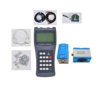 Water Flow Meter, TDS-100H Portable Handheld Ultrasonic Flow Meter with Clamp On Sensor M2 DN50-700mm 0~160℃ Water Flowmeter(Host and Sensor Tl-1)