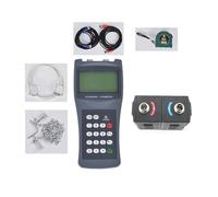 Water Flow Meter, TDS-100H Portable Handheld Ultrasonic Flow Meter with Clamp On Sensor M2(DN50-700mm) Water Flowmeter with Clamp-on Transducers 100-240V(Host and TM-1-HT)