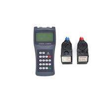Water Flow Meter, TDS-100H Portable Handheld Ultrasonic Liquid Flow Meter with Clamp On Sensor M2(DN50-700mm 0~160℃) Water Flowmeter(Host and Sensor M2)