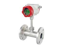 Water Flow Meter, Thermal Mass Flow Meter for Compressed Air Natural Gas Oxygen Nitrogen with 4-20mA/RS485 Output MicroFlow Measurement(DN32)