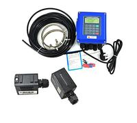 Water Flow Meter, TUF-2000B Ultrasonic Flow Meter DN50mm-DN700mm Wall Mounted Type Ultrasonic Liquid Flowmeter IP67 Protection TM-1 Transducer(Host plus TM-1-HT)
