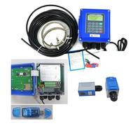 Water Flow Meter TUF-2000B Water Ultrasonic Flow Meter TS-2/TM-1/TL-1 Wall Mounted Type ModBus Protocol Optional SD Card Storage Liquid Flowmeter(Host Plus SD TM-1)