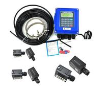 Water Flow Meter TUF-2000B Water Ultrasonic Flow Meter TS-2/TM-1/TL-1 Wall Mounted Type ModBus Protocol Optional SD Card Storage Liquid Flowmeter(Host DN15-6000-HT)