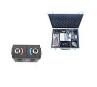 Water Flow Meter, TUF-2000H Water Flowmeter TS-2/TM-1/TL-1 Transducer Clamp Sensor Handheld Portable RS232 Digital Liquid Ultrasonic Flow Meter(Host plus TM-1-HT)