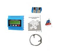 Water Flow Meter, TUF-2000M Module Ultrasonic Flow Meter Digital Liquid Flowmeter No Cable TS-2 TM-1 DN50~700mm TL-1-HT -30~160℃(Host Plus TM-1-HT)