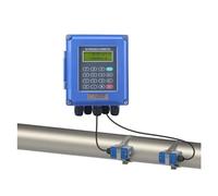 Water Flow Meter, Ultrasonic Water Flow Meter Digital Portable Ultrasound Detector Smart Liquid Hydraulic Oil Indicator 24VDC Clamp On Rate(DN300-DN6000(L3))