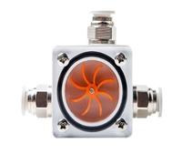 Water Flow Observer Carving Machine Water-Cooled Spindle Motor Water Flow Indicator Pump Rotor Observer Speedometer Accessories(White)