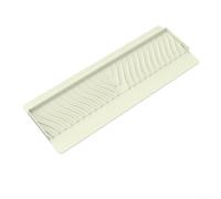 Water Flow Redirecting Sink Edge Protector, Silicone Bathtub Splash Guard for Kitchen Utility, Easy Customizable Design (Beige)
