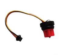 Water Flow Sensor, Pack Linear Hall Sensor for Wall-Mounted Gas Water Heater, Analog Voltage Output, Fast 5µs, IP68 Waterproof for Boiler Control Systems(Red)