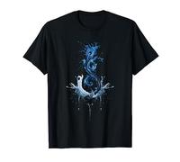Water Flow State Meditate Tao Harmony in Motion T-Shirt