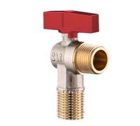 Water Flows Control Angles Valves Metal 1 / 2inch Turn Angles Stop for Hot/Cold Waters Systems Water Flows Control Shower