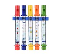 Water Flutes Wind Instrument Shower Clarinet with Sheet Music Water- for Summer Bath Injection Blowing Toy