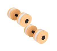 Water Foam Dumbbells for Pool Exercise, 27cm - Aquatic Aerobics Fitness Tools, 2 Pack Swimming Dumbbells for Water Workout & Resistance Training (Orange)