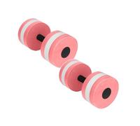 Water Foam Dumbbells for Pool Exercise, 27cm - Aquatic Aerobics Fitness Tools, 2 Pack Swimming Dumbbells for Water Workout & Resistance Training (Rosa)