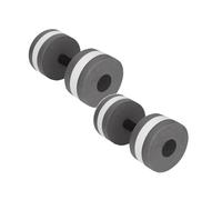 Water Foam Dumbbells for Pool Exercise, 27cm - Aquatic Aerobics Fitness Tools, 2 Pack Swimming Dumbbells for Water Workout & Resistance Training (Schwarz)