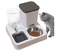 Water Food Maker - Automatic CAT Feeder | Cat Owner & Water Dispenser | 2 in 1 Non Slip Pet Bowl | Portable Automatic Administrators, Shutter Dispenser