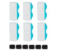Water Fountain Filter - Cat Cotton Odor Remover Sponge Coal Scraper Layer, Pet Water Fountain Cartridge, Multilayer Purification | System for One