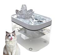 Water Fountain for Cat | Filter Waterer USB Rechargeable - Silent Cat Automatic Water Dispenser,for Indoor Kitten Home Pet