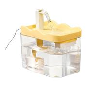 Water Fountain for Cats, 1L Intelligent Shutdown, Automatic Water Fountain Dispenser for Cats, Drinking Puppy Pet Indoor Home Apartment Travel Camping