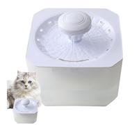 Water Fountain for Cats | 2500 ml Automatic Silent USB Rechargeable for Pets, Automatic Water Dispenser, for Puppies Travelling Home Offices Outdoor Indoor Drinking
