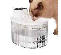 Water Fountain For Cats - 3L Pet Water Feeder, Automatic Cats Deep Filtration Dispenser | Pet Drinking Fountain For Watering Feeding Puppy Kitten Small Animal Indoor Home Apartment Dorm Travel RV