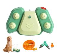 Water Fountain for Dogs Outside,Step On Sprinkler Fountain,Paw Activated Drinking Water Dispenser - for Lawn Summer Backyard Garden