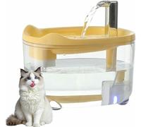 Water Fountain, Triple-Filter Pet Water Fountain, 50.72oz/1.5l Automatic Cat Dog Fountain, Ultra-Quiet Pump with Led Indicator for Cats Dogs Multi Pets
