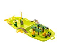 Water Fun Trolley Polypropylene Water Play Table Waterway Blue/Green vidaXL