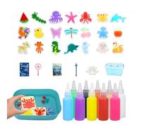 Water Gel Toy Kit - Color Training System, Light Modeling Substance, Shape Moulding Entertainment, Hand Movement Training, Hand Development Program
