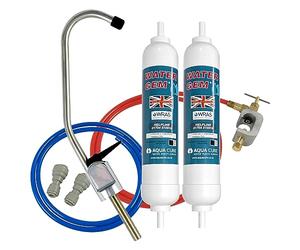 Water Gem Filter & Tap System Inline Drinking Water System with 2 Filters (1 Years)