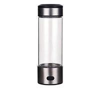 Water Generator, Hydrogen Rich Water Bottle Portable Hydrogen Alkaline Water Bottle Generator Ionizer PEM Technology Mode 3 Mins Make Hydrogen Content Up To 1000 PPB USB Rechargeable 420Ml