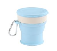 Water Glasses Travel Containers with Tapas | 250ml Silicone Stretch Silicone Cup Small Reusable Portable Cup Drinking Cup Expandable Drinking Cup