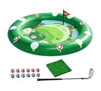 Water Golf Set, Floating Pool Sports Game, Interactive Putting with Ball Set, Family Friendly Water Toy, Summer Leisure Game with Colorful Style, Inflatable Backyard Pool Fun for Children