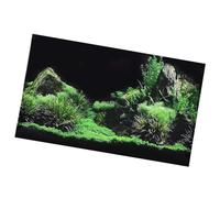 Water Grass Aquarium Sticker Easy Adhesion PVC for Fish Tank Background 91x50cm 1 Piece (122 * 46cm)
