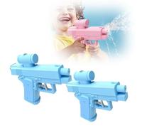 Water Gun Kids Adults, 2025 New Automatic Water Pistol, Powerful Water Pistols Guns for Kids Swimming Paddling Pool Garden Toys, Multi-color Watergun Toys for Outdoor (Blue*2)