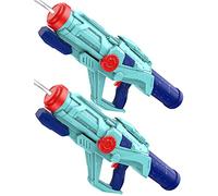 Water Gun Powerful Long Distance for Kids & Adults, 2 PCS Super Squirt Pistols Soaker with 750ML Big Tank, 22" XXL Size & 32ft Long-Range Shooting, Summer Toy for Pool, Garden & Outdoor Water Battles