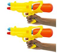 Water Gun Summer Pistol for Kids - Medium Water Gun 12" x 6" / 30cm x 15cm - Water Shooter Swimming Pool Blaster Kids Water Shooter for Summer - Swimming Pool Beach Party Water Pistols (Pack of 2)