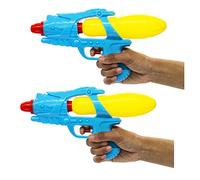 Water Gun Summer Pistol for Kids - Small Water Gun 10" x 5.5" / 26cm x 14cm - Water Shooter Swimming Pool Blaster Kids Water Shooter for Summer - Swimming Pool Beach Party Water Pistols (Pack of 2)