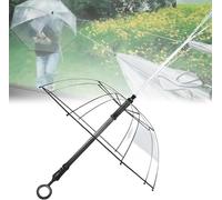 Water Gun Umbrella,Transparent Umbrella Squirt Gun,Umbrella With Water Spray, Shoots Up To 27ft, Dual-Use Rain Shelter & Water Blaster Toy For Summer Backyard Water Fights, Pool Parties, Prank Games