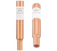 Water Hammer Arrestor 1/2 Inch Copper Sweat Connection, for Noise Reduction and Shock Absorption in Plumbing Systems Compatible with Copper and Brass Pipes(2PCS)
