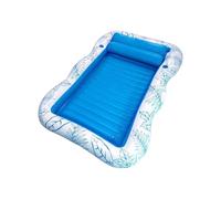 Water Hammock Float - Foldable Inflatable Pool, Float Bed, Floating Pool Raft with Portable Inflatable Hammock Chair, Ergonomic Mesh, Comfortable Lounge Raft with Head Foot Rest | Tanning Summer