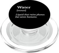 Water Health Definition Saves Lives PopSockets PopGrip for MagSafe